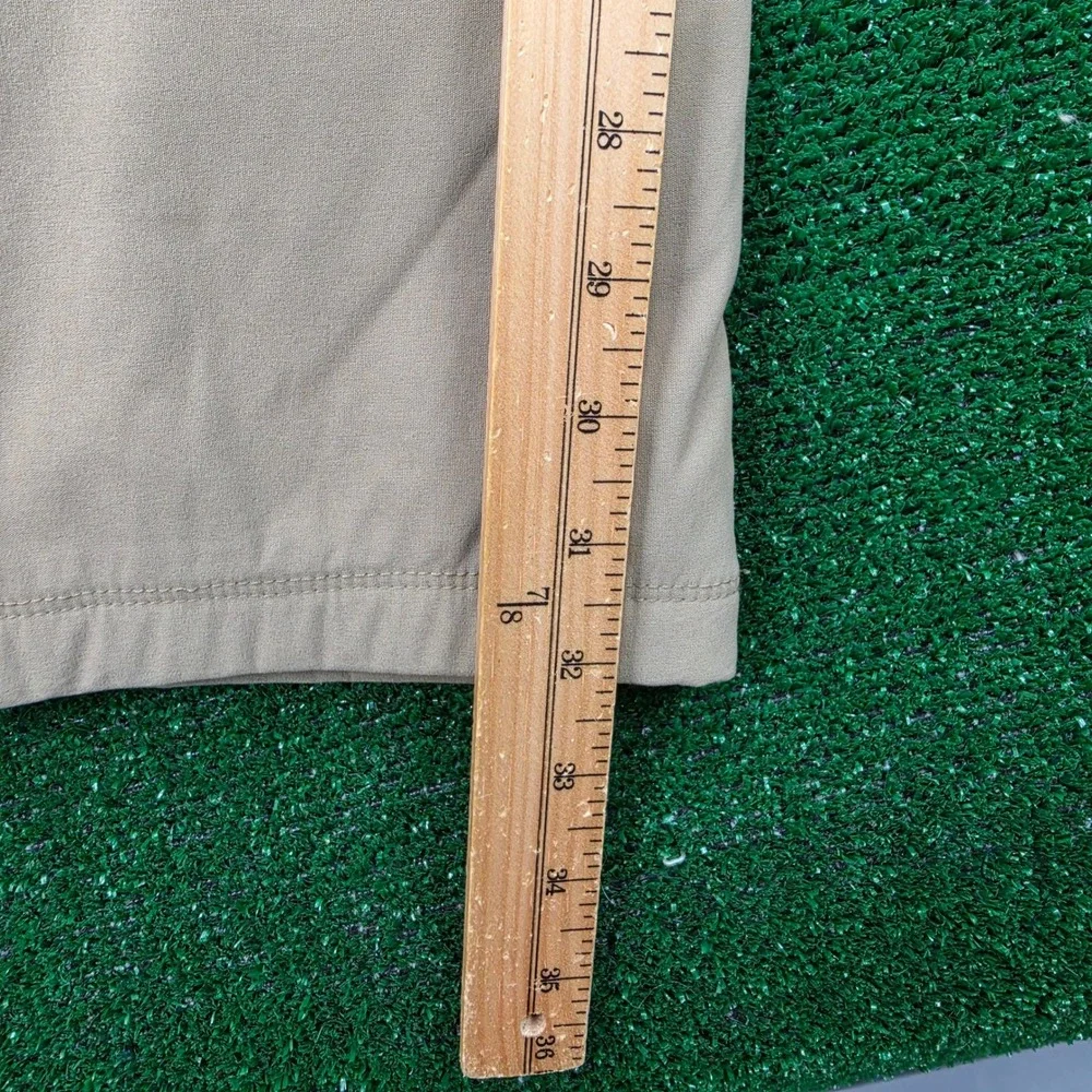 Eddie Bauer Rainier Fleece Lined Outdoor Pants Mens 38x32‎ Beige Hiking Cargo